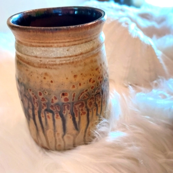 1990's Ken Jensen Signature Art Pottery Coffee/Tea Cup: 20oz. - Picture 4 of 7